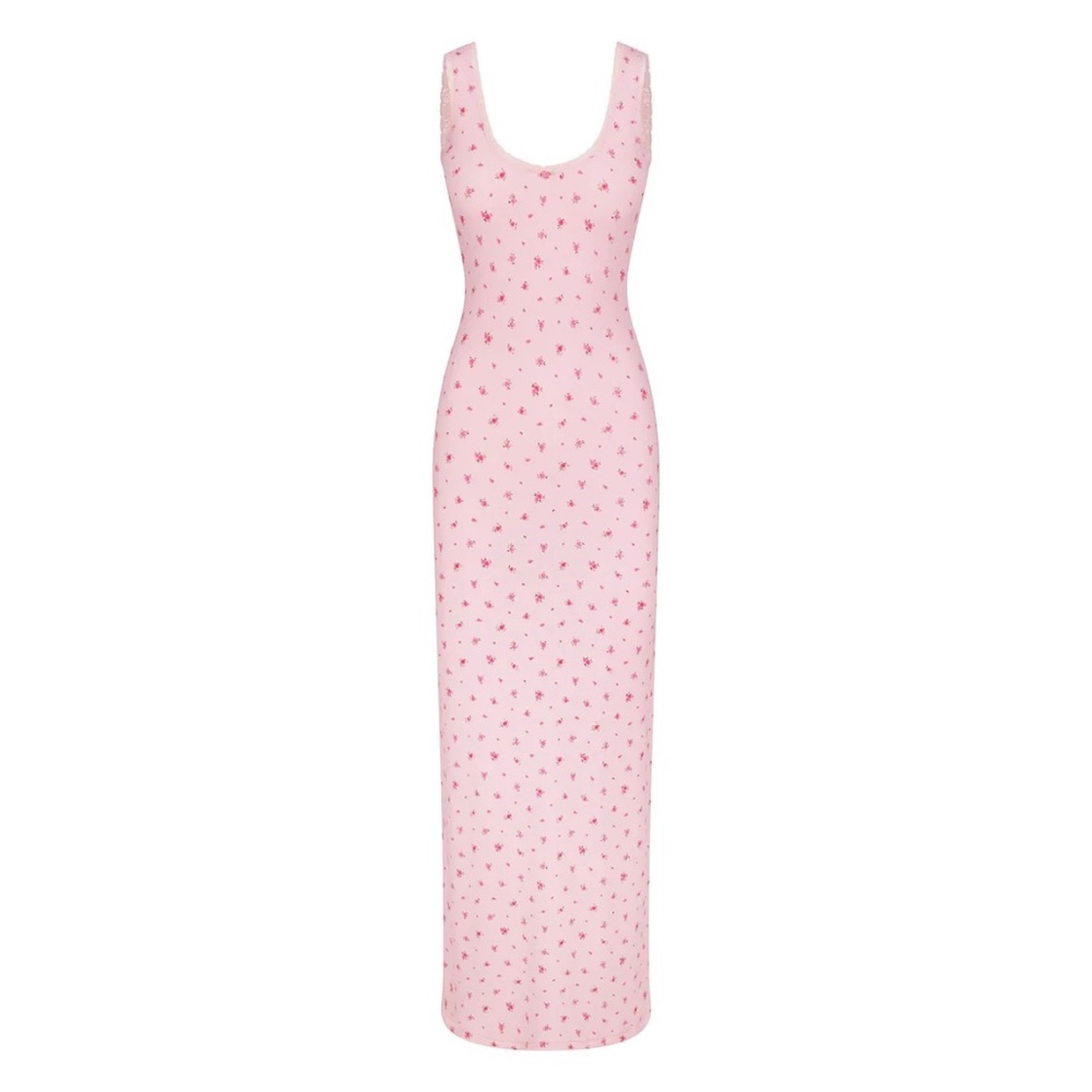 Skims Rose Print Dress